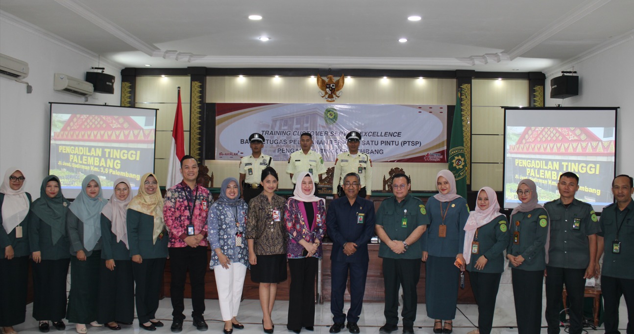 PT Palembang Gandeng BRI untuk Pelatihan Service Excellence Petugas PTSP-Satpam