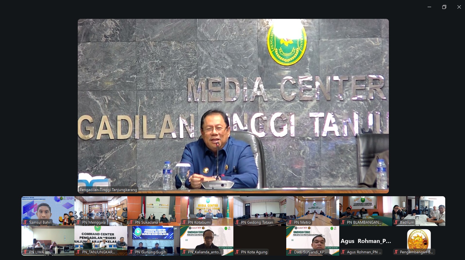 PT Tanjungkarang Pacu Percepatan Perkara, Aparatur Digembleng lewat BLC Badilum