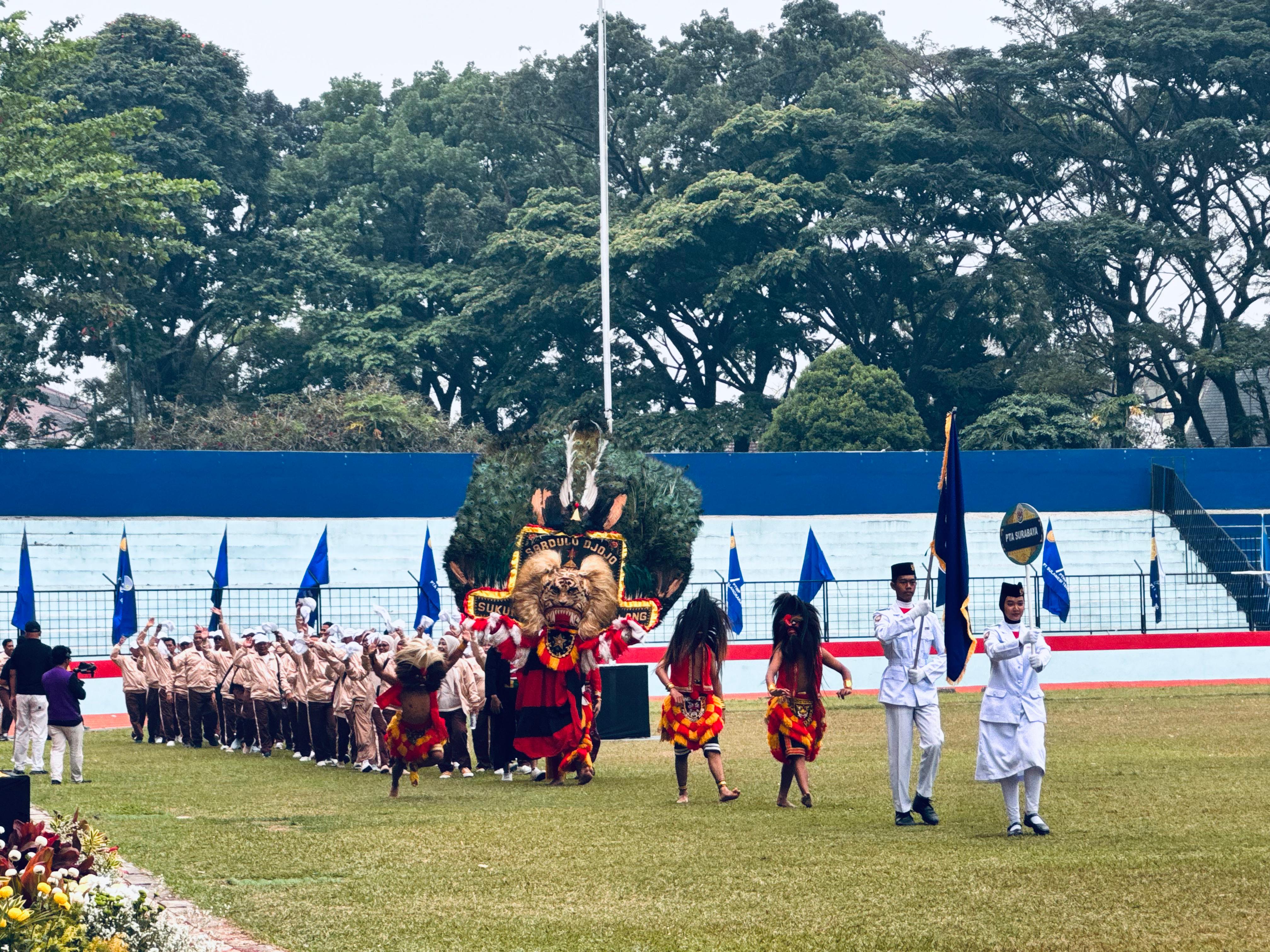 Ragam Keunikan Defile Para Kontestan Kejurnas PTWP 2026