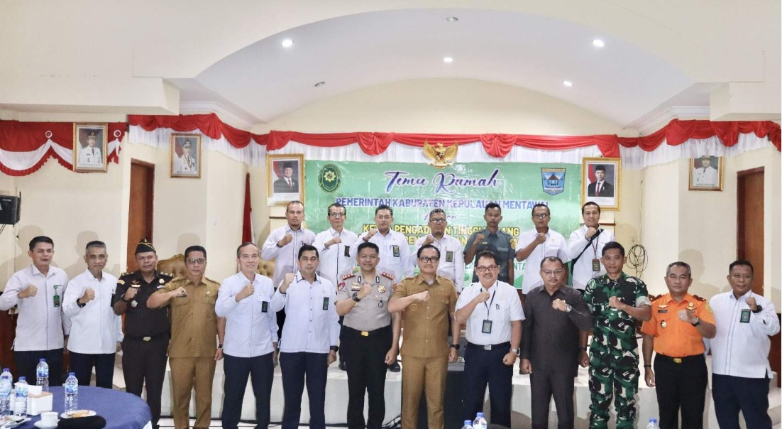 Rakor PT Padang dan Pemkab Untuk Percepatan Pembentukan PN Kepulauan Mentawai