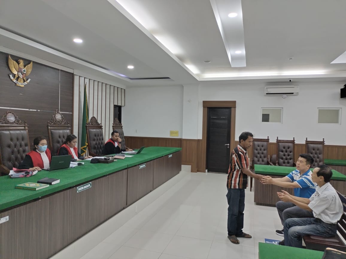 RJ Tanpa Ganti Rugi, PN Sei Rampah Sumut Vonis Terdakwa dengan Percobaan