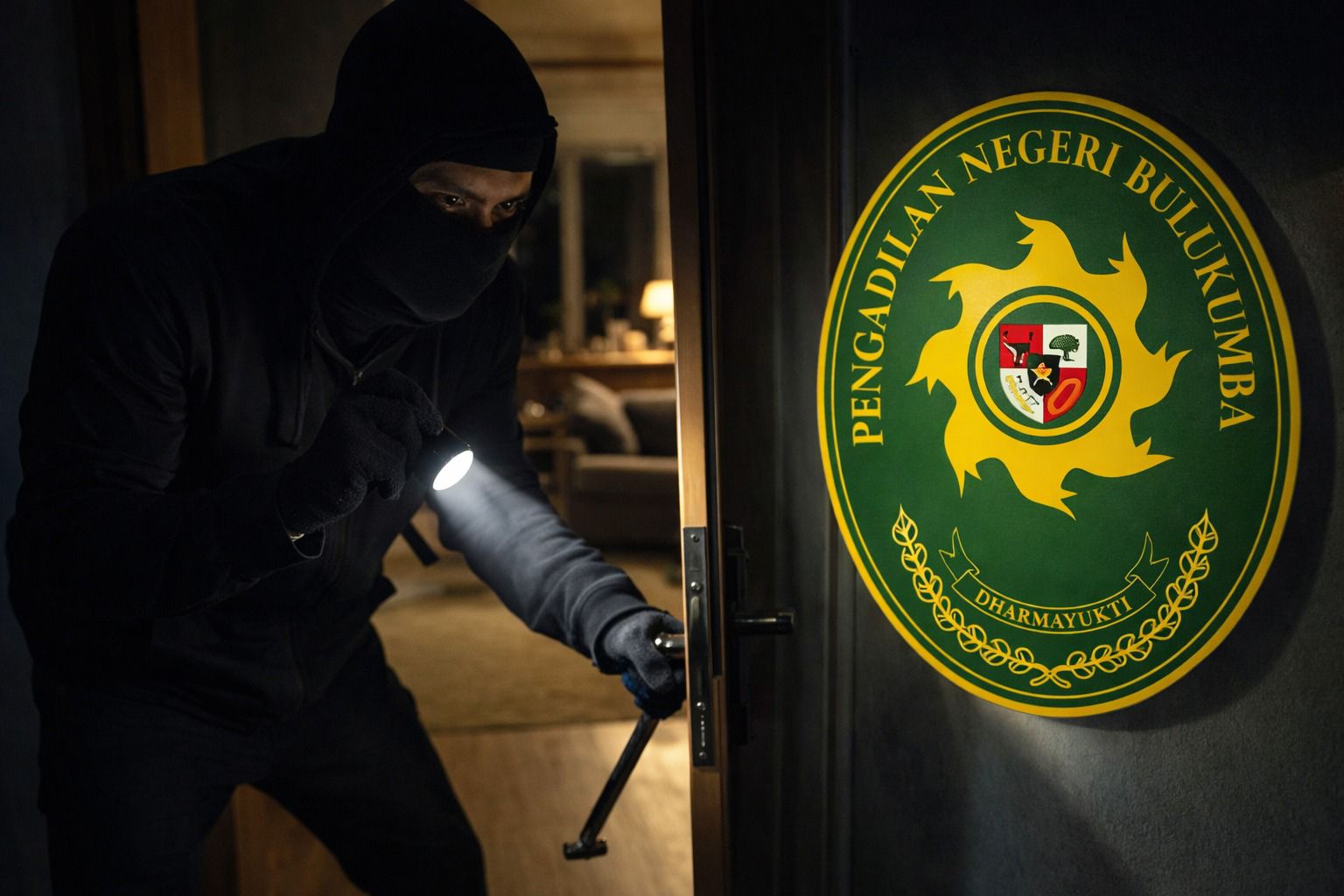 Rusak Pintu Hingga Gasak Isi Rumah, Rumah Dinas Hakim Bulukumba Dibobol Maling!