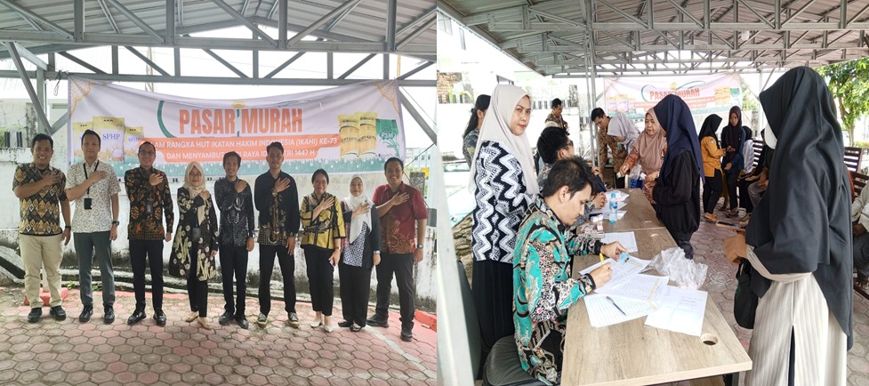 Sambut Lebaran & HUT IKAHI, IKAHI Cabang Rengat Gelar Pasar Murah