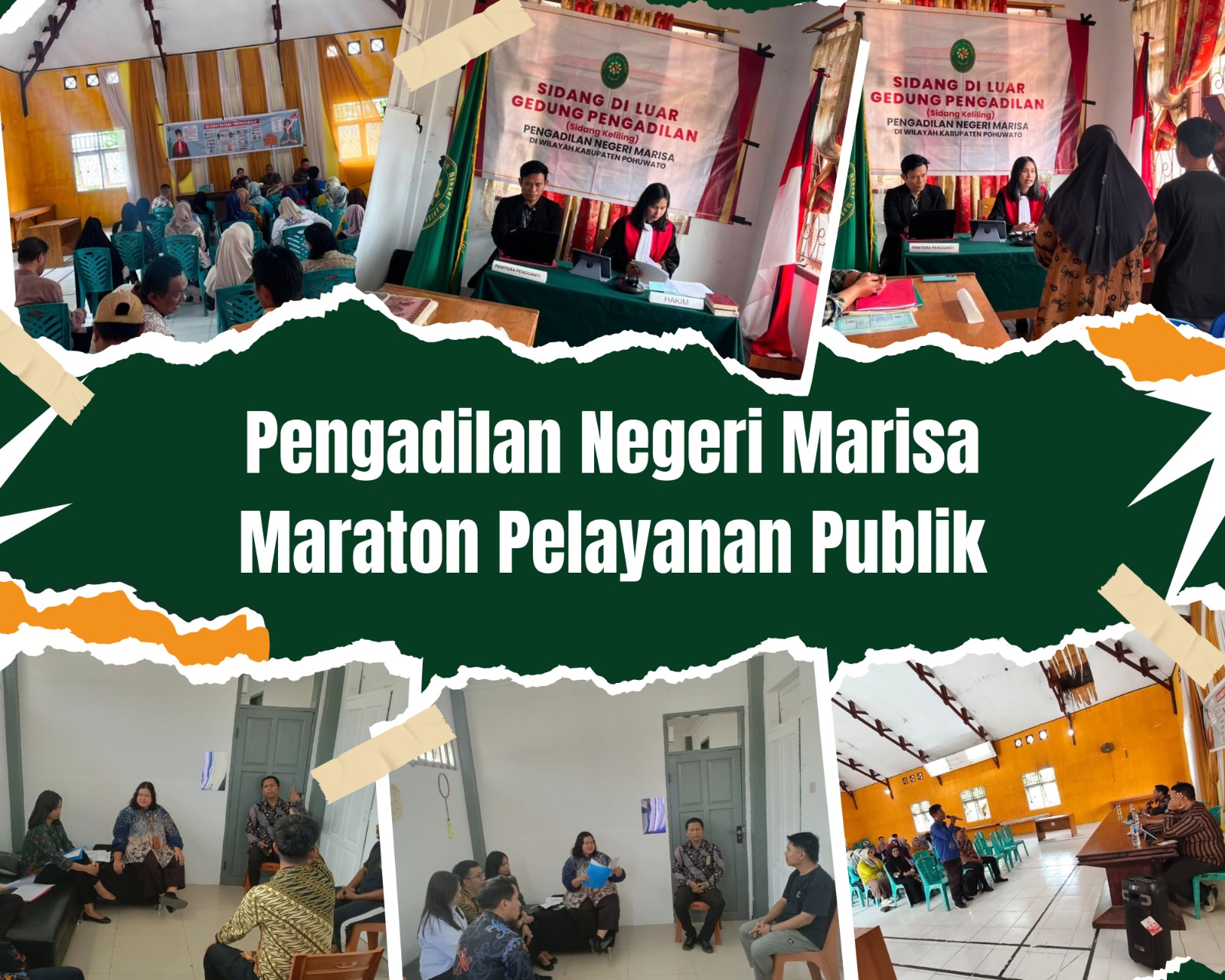 Sehari, PN Marisa Hadirkan Layanan Hukum hingga Wasmat di Lapas