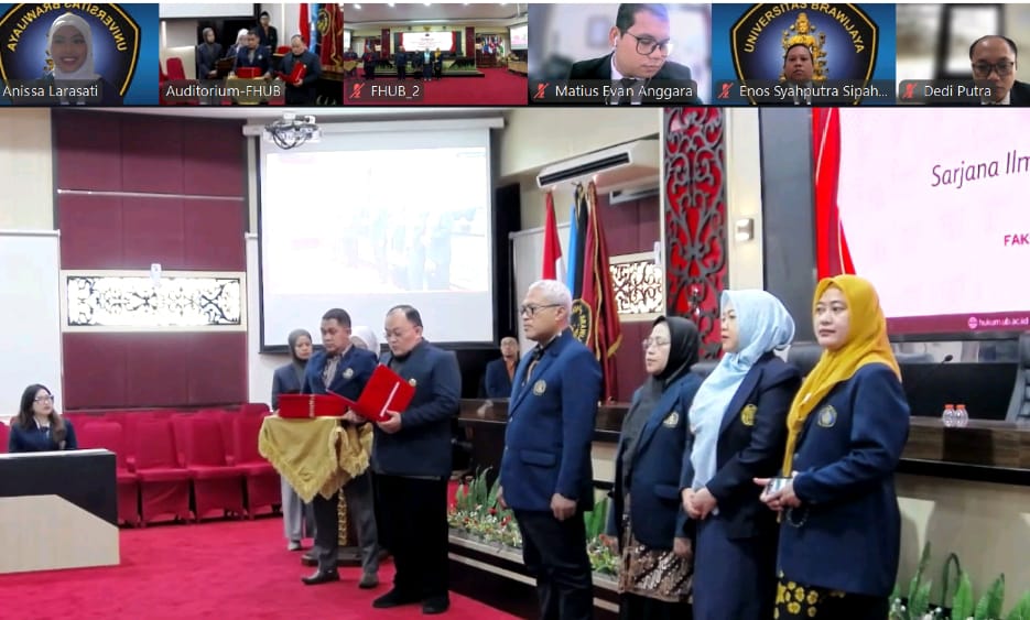 Selamat! 7 Hakim Raih Gelar Master Hukum dari Universitas Brawijaya