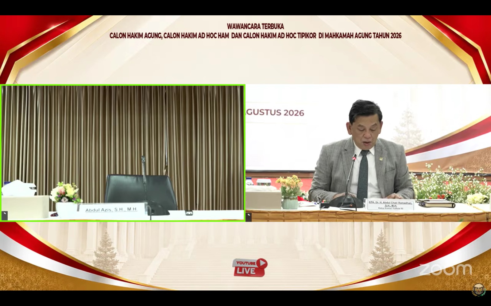 Seleksi Hakim Agung Masuki Tahap Krusial, Ketua KY Tekankan Integritas jadi Penilaian