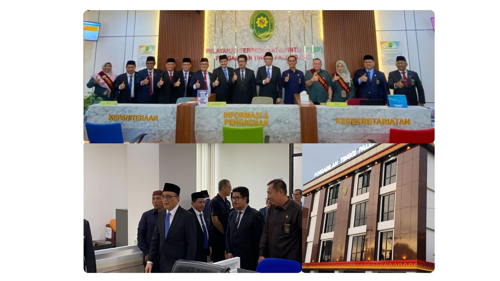 Selepas Tinjau Gedung Baru PT Palembang, Ketua MA Pesankan Hal Ini!