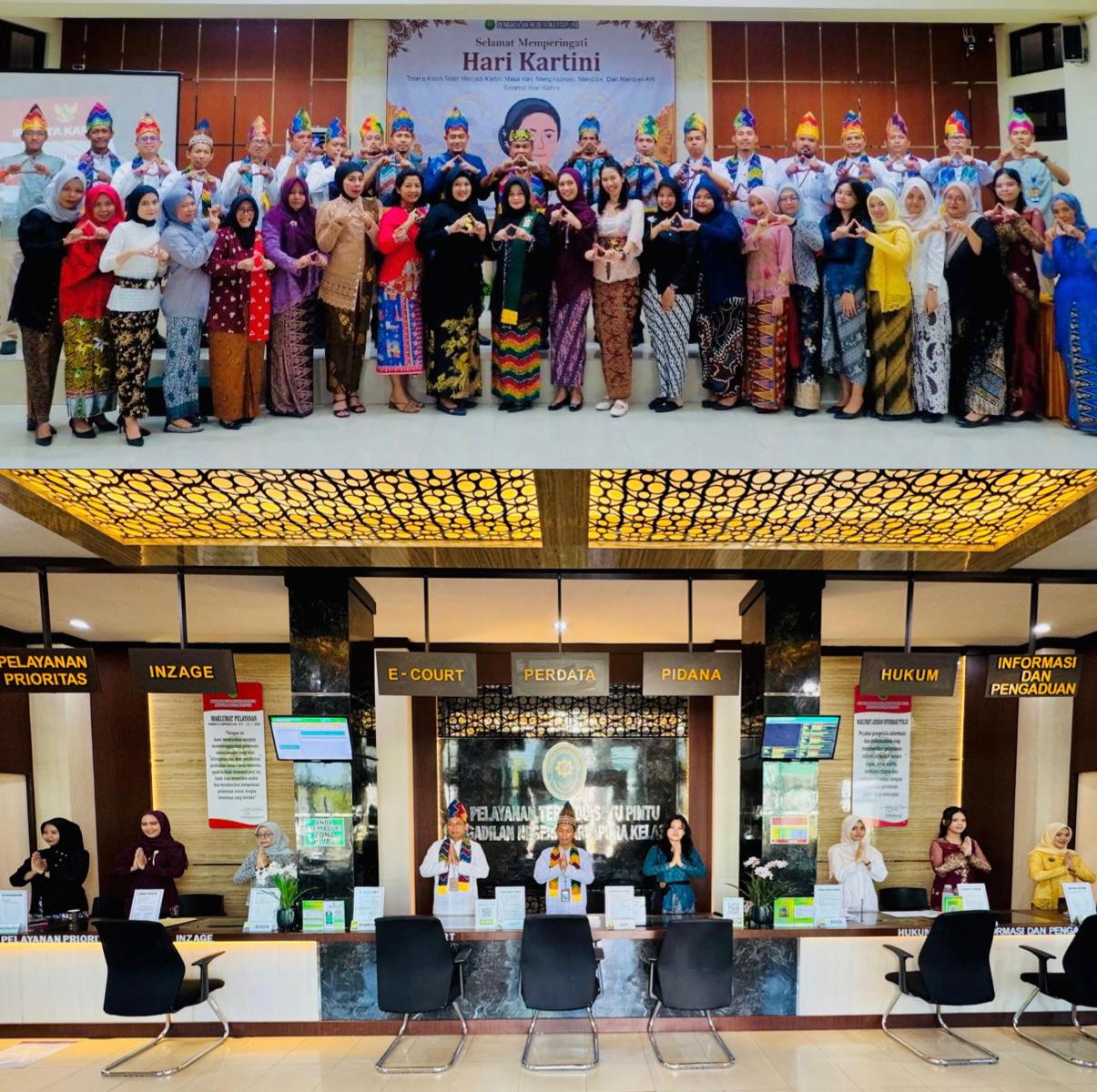 Semangat Kartini Warnai Aktivitas di PN Martapura Hari Ini