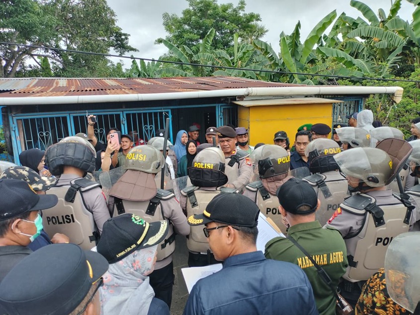 Sempat Tertunda, PN Pangkajene Tuntaskan Eksekusi Meski Diwarnai Ketegangan