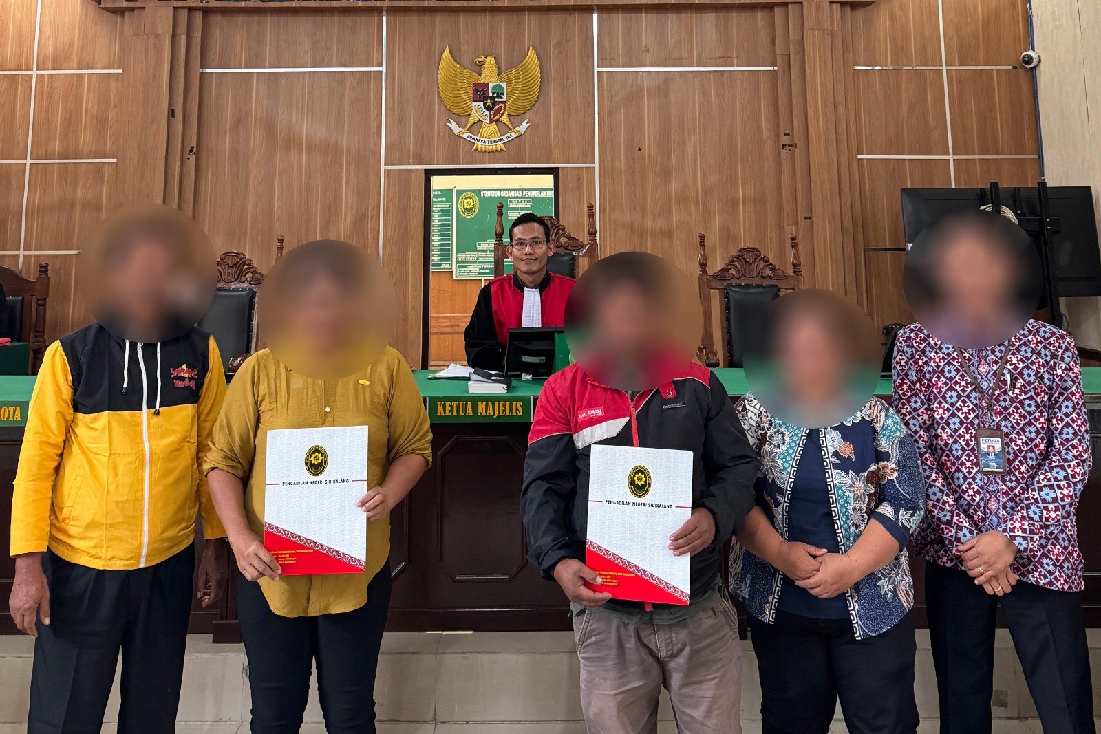 Sengketa Hutang Piutang Rp41 Juta , Berujung Damai di PN Sidikalang