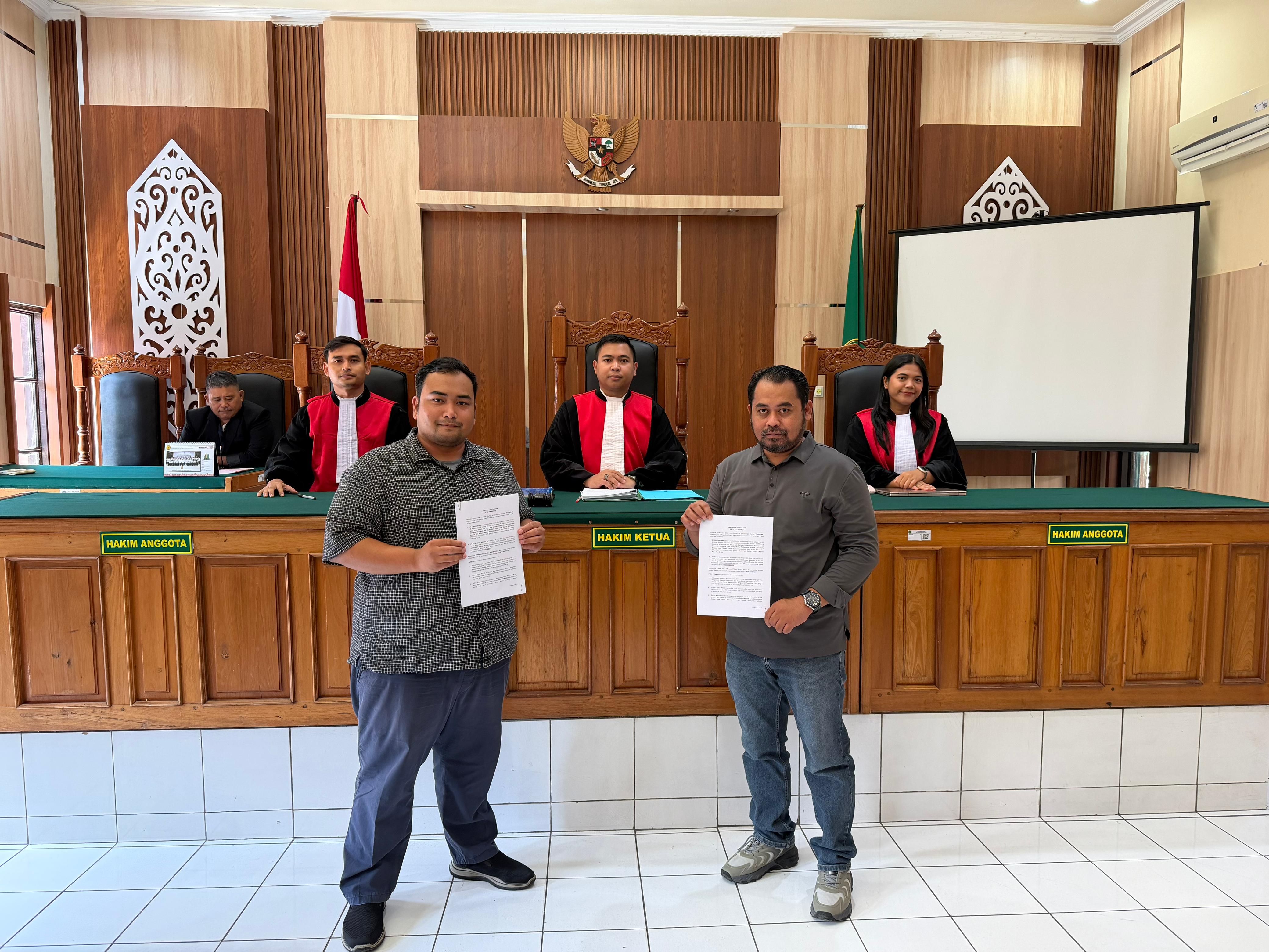 Sengketa Jual Beli 2 Alat Berat Berakhir Damai di PN Tanah Grogot Kaltim