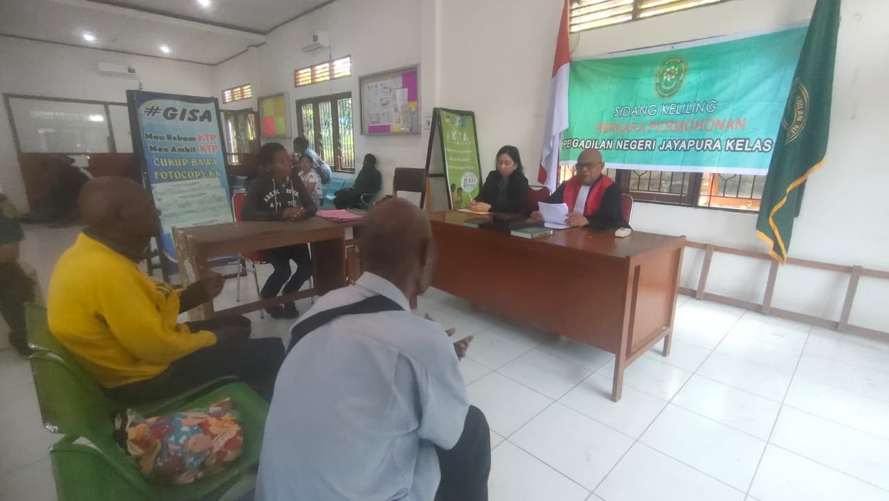 Sidang di Luar Gedung PN Jayapura Perluas Akses Layanan Peradilan