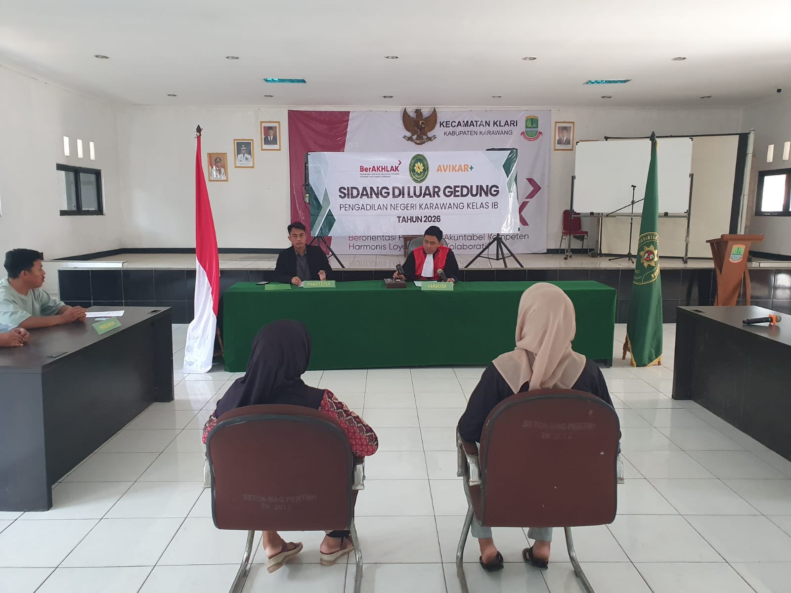 Sidang Keliling PN Karawang Jangkau Masyarakat Kecamatan Klari
