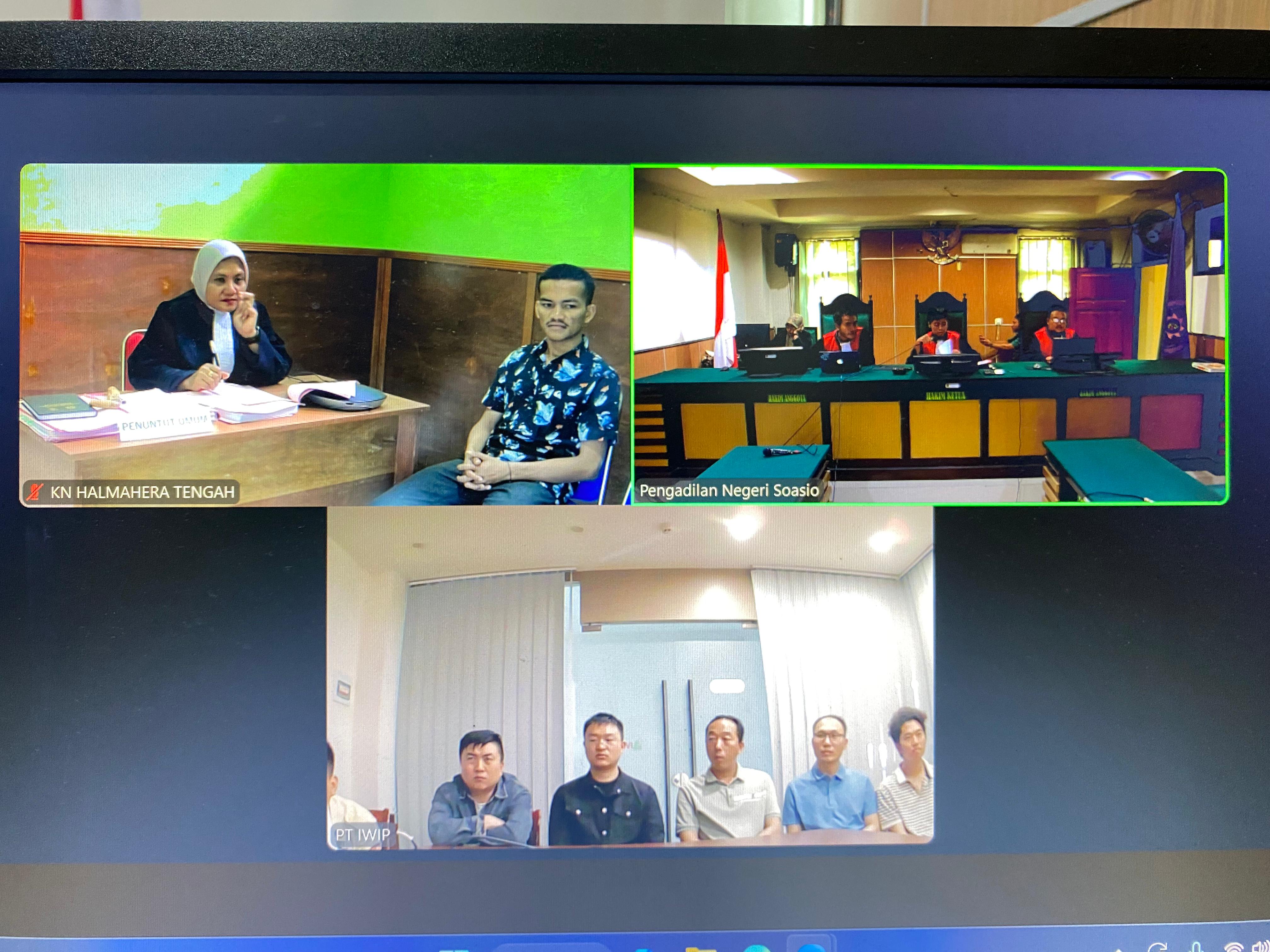 Sidang Penusukan WN Tiongkok, PN Soasio Libatkan Penerjemah Via Teleconference