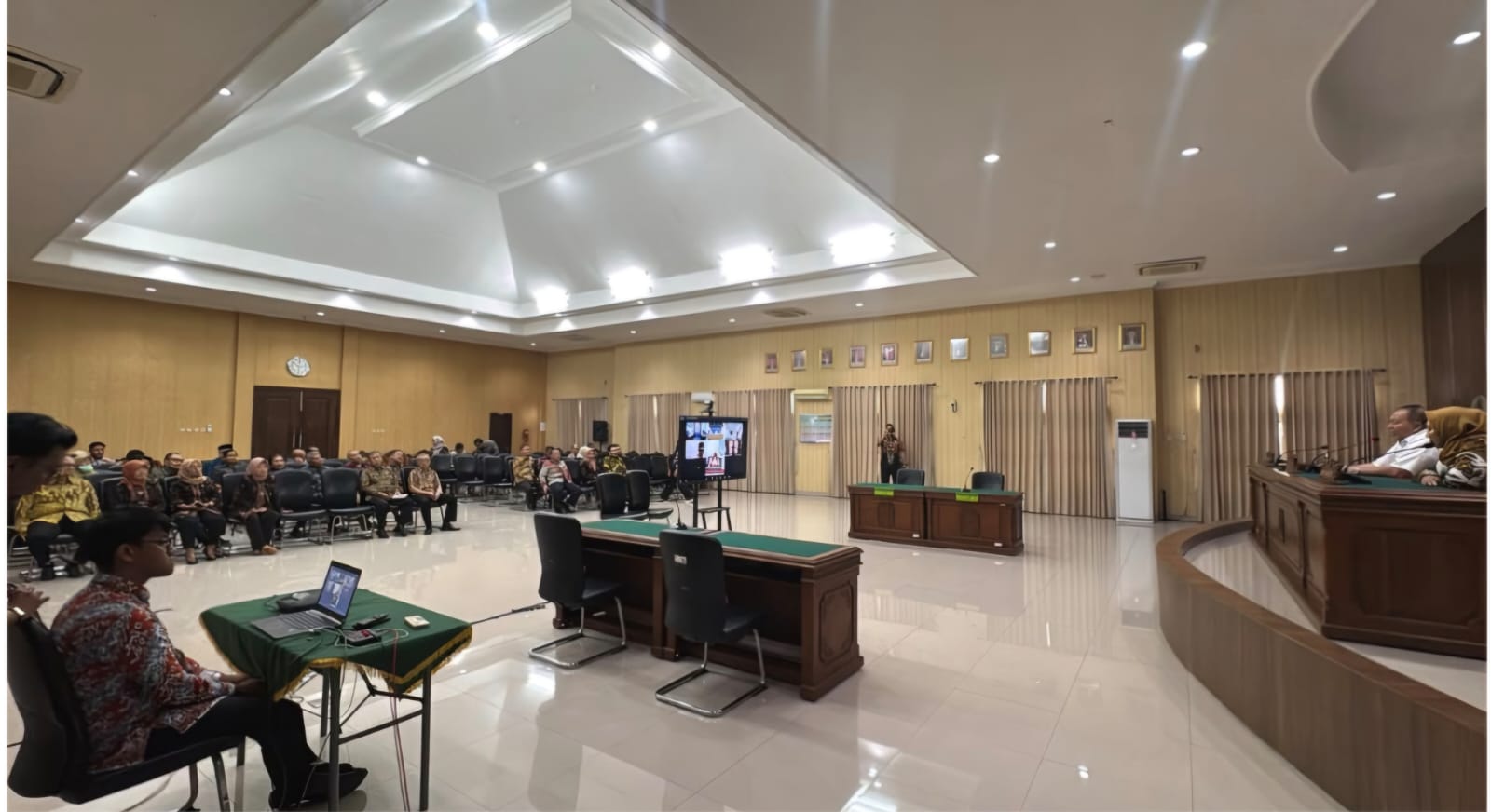 Sidang Pidana Elektronik Diuji di PT Jateng, WKMA Suharto Tekankan Koordinasi Antar Lembaga