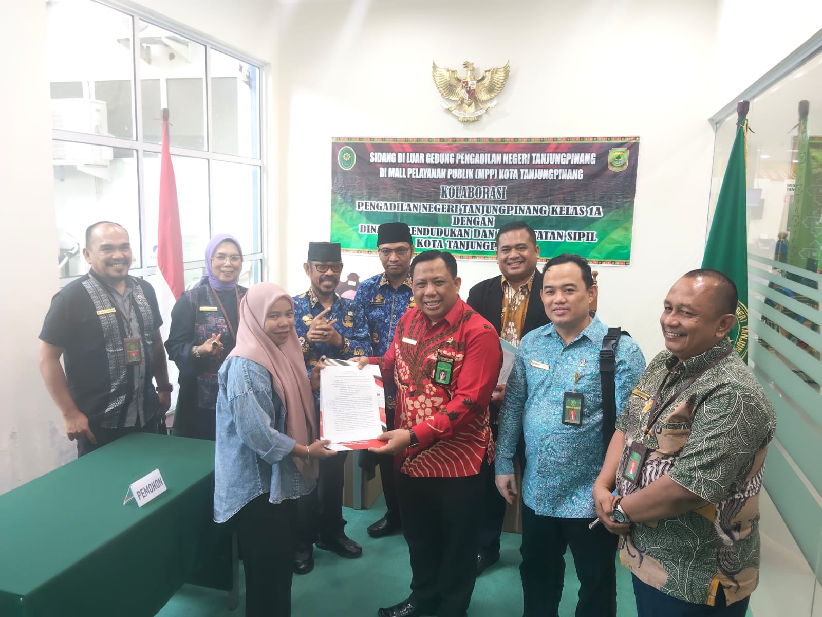 Sinergi PN Tanjungpinang & Pemkot Hadirkan Sidang Permohonan di Mal Pelayanan Publik