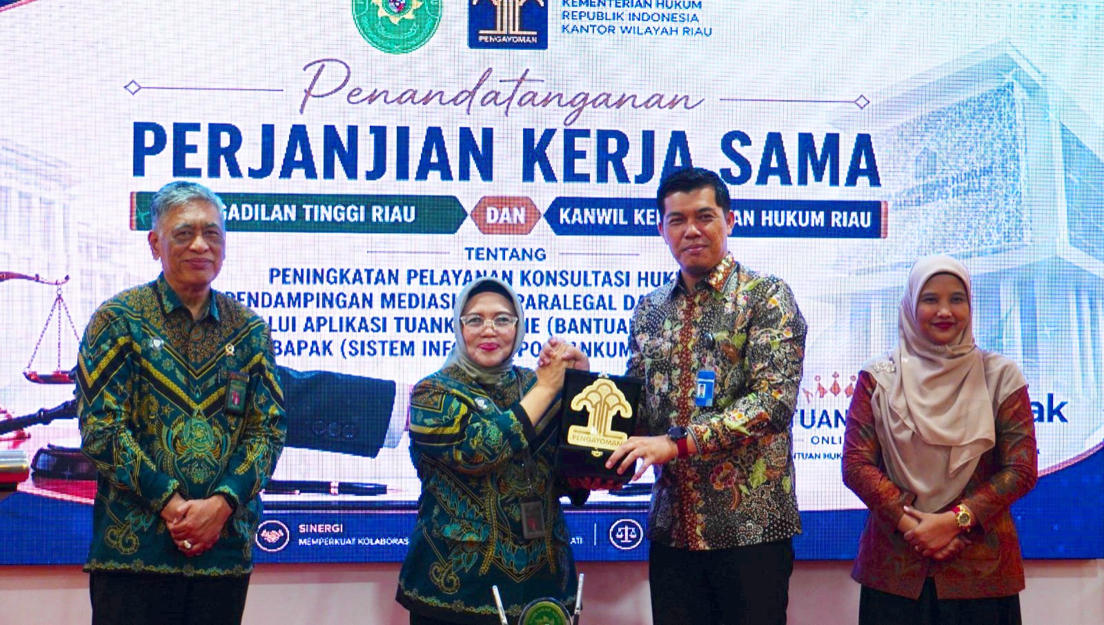 Sinergi PT Riau & Kanwil Kemenkum, Perkuat Layanan Konsultasi Hukum & Pendampingan Mediasi Digital