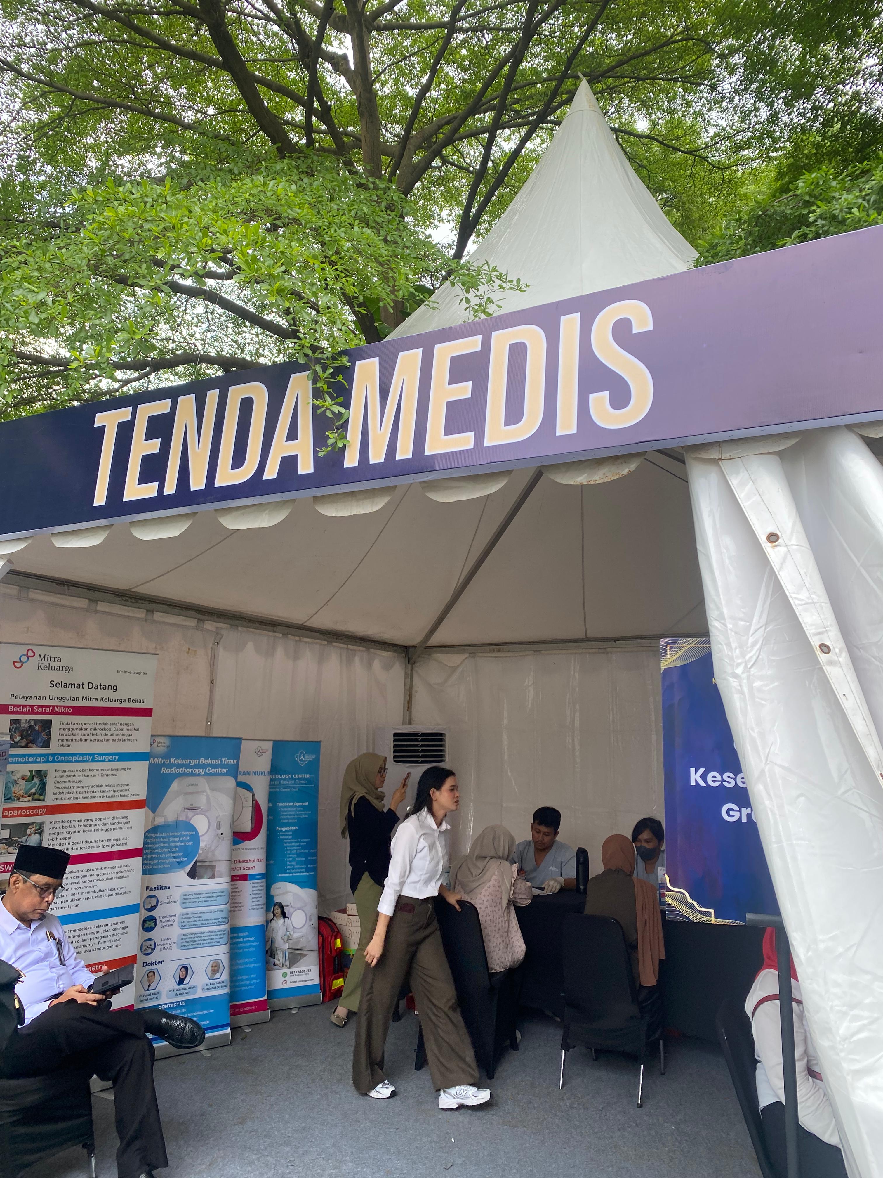 Sisi Lain Kampung Hukum 2026, Pengunjung Bisa Cek Kesehatan Gratis