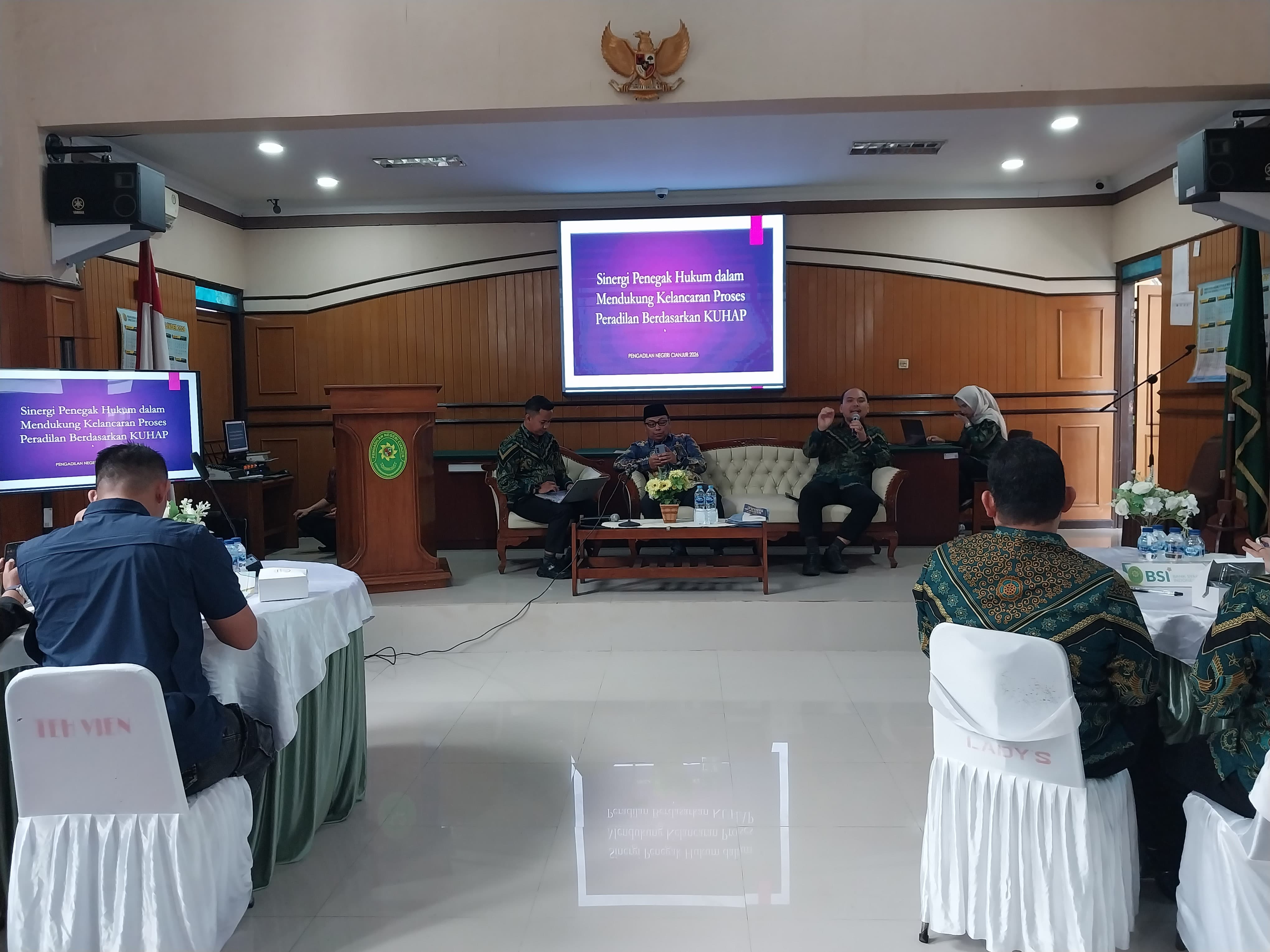 Sosialisasi KUHAP Baru, PN Cianjur Perkuat Sinergi Penegak Hukum