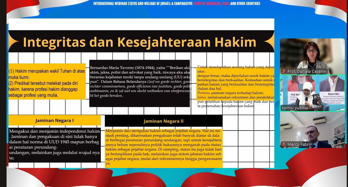 Survei KY: Tunjangan Hakim Tidak Sepadan dengan Beban Kerja