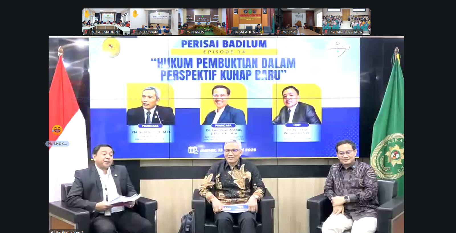 Sutarjo Kupas Tuntas Hukum Pembuktian KUHAP Baru di Perisai 14