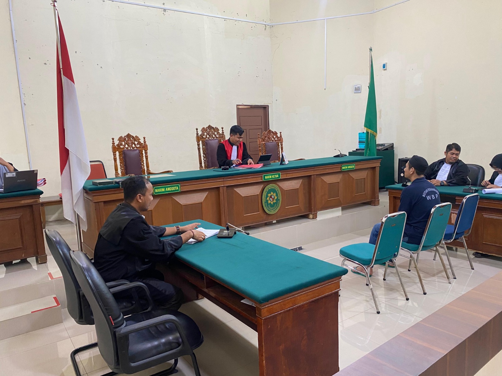 Tak Tercapai Perdamaian, PN Pelalawan Terapkan Sidang lewat Plea Bargain