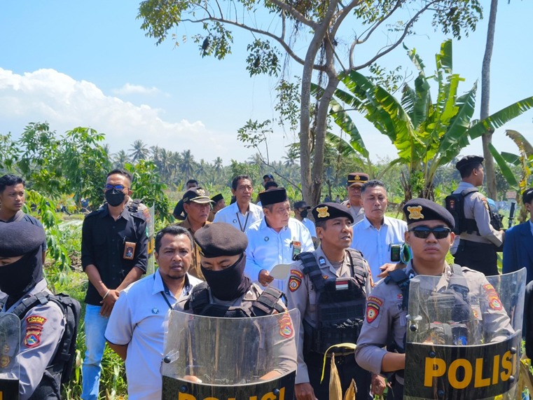 Tanah Seluas 1500 M Dieksekusi PN Selong, Keberhasilan Ke-6 Sepanjang September