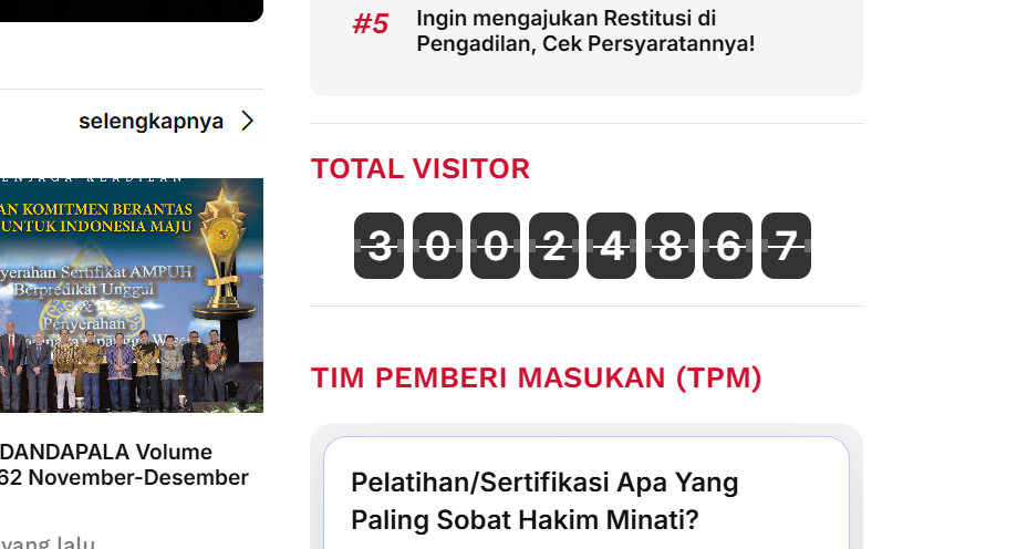 Tembus 30 Juta Views, Dandapala Melesat Menjadi Magnet Informasi Hukum