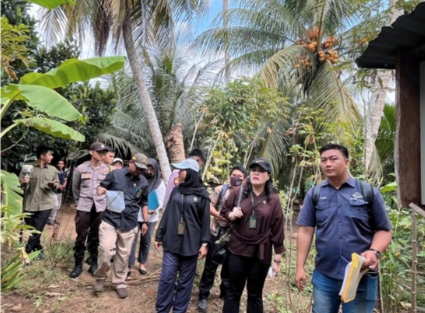 Tetangga Saling Sengketa Soal Tanah, PN Manna Lakukan PS Pastikan Objek Sengketa