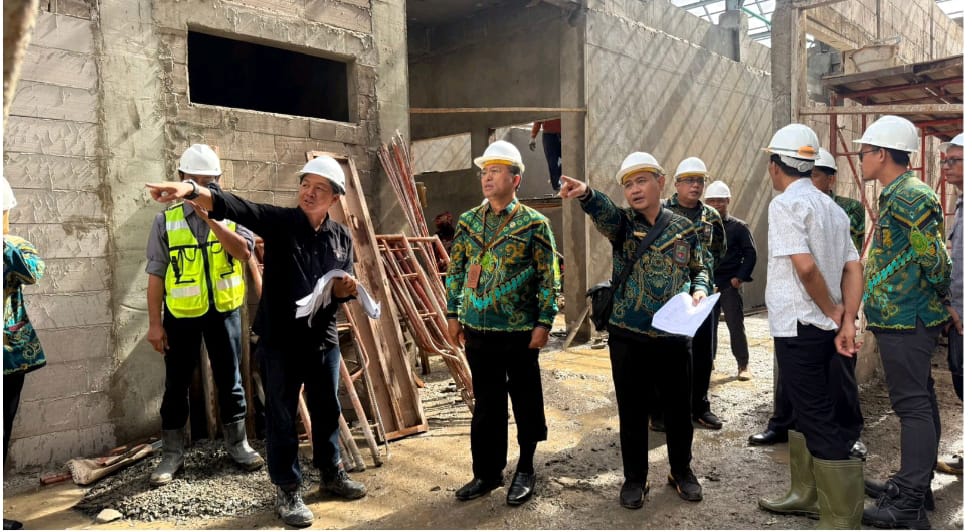 Tim MA Tinjau dan Evaluasi Progres Pembangunan Gedung Baru PT Kaltara