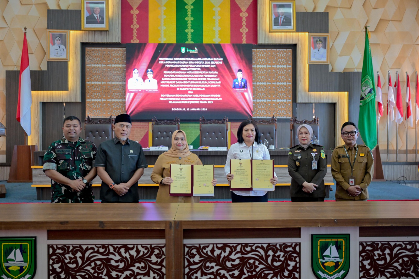 Tingkatkan Akses Hukum Bagi Warga, PN Bengkalis Gandeng Pemkab