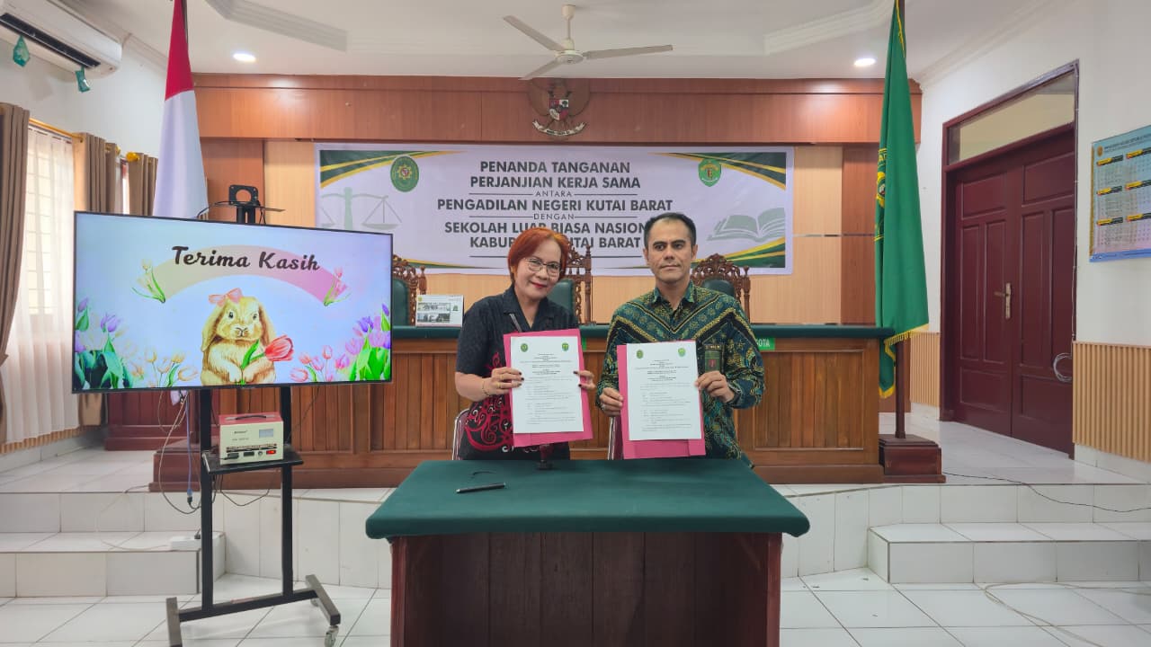 Tingkatkan Akses Keadilan Inklusif, PN Kutai Barat Gandeng SLB Negeri Kutai Barat