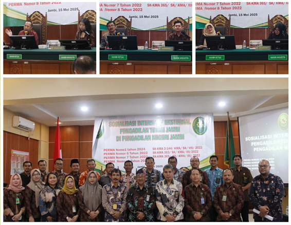 Tingkatkan Pemahaman Layanan Persidangan Elektronik, PN Jambi Gelar Sosialisasi