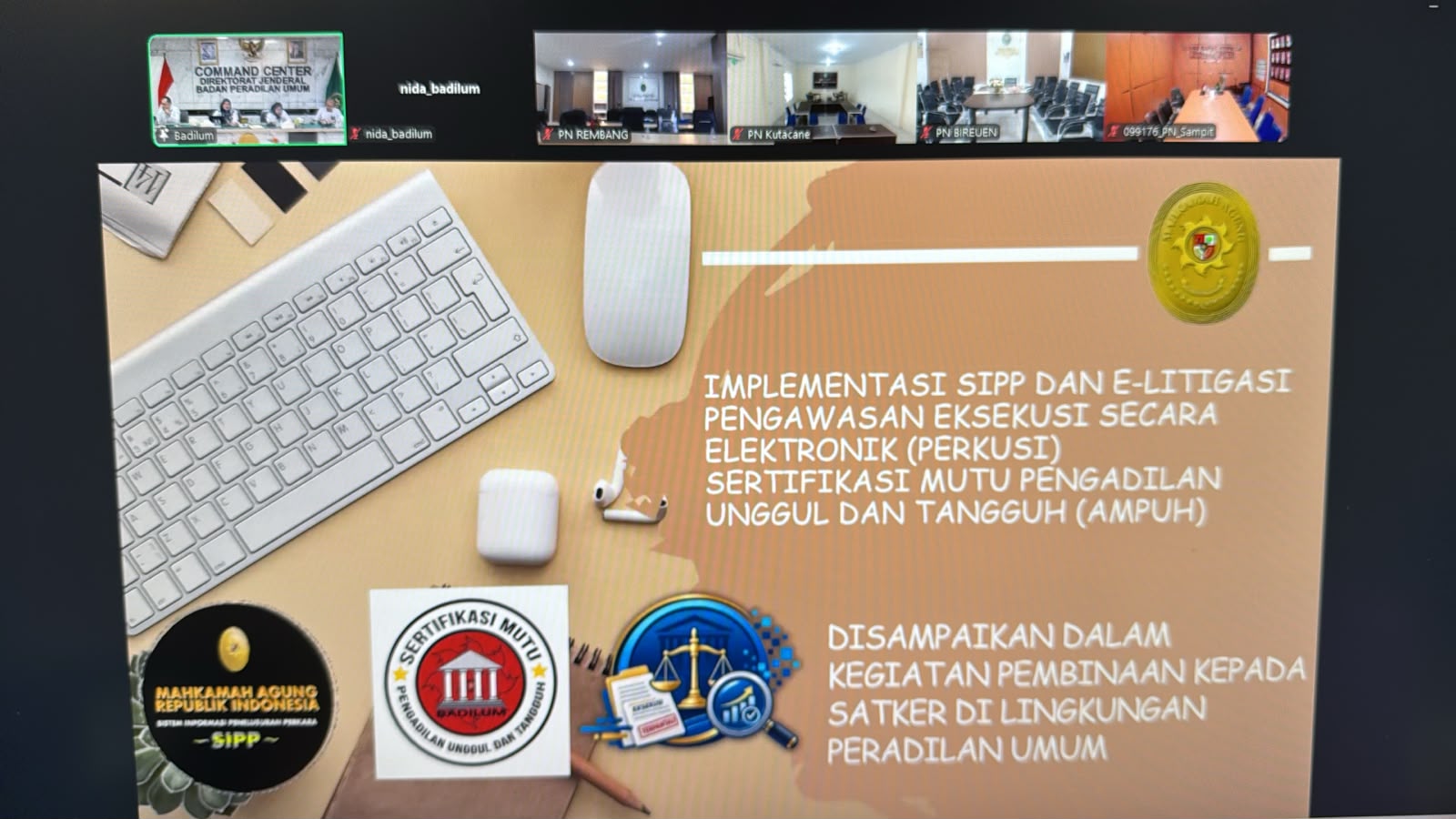 Tuntaskan Era Cetak, Badilum Dorong Penuh Register Elektronik & Validitas Data SIPP