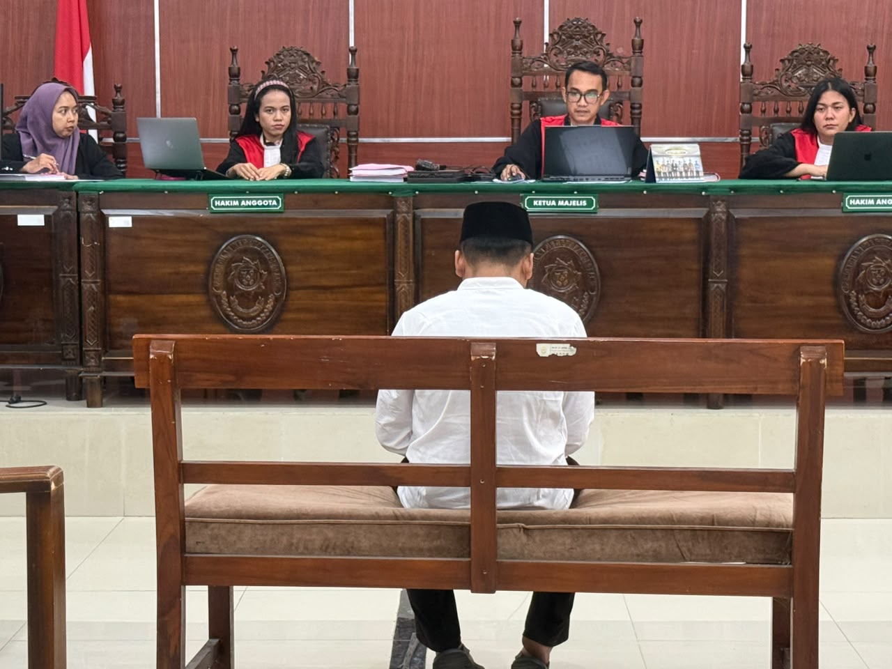 Usai Damai & Ganti Rugi, Pelaku Penipuan Dipidana Pengawasan oleh PN Pandeglang
