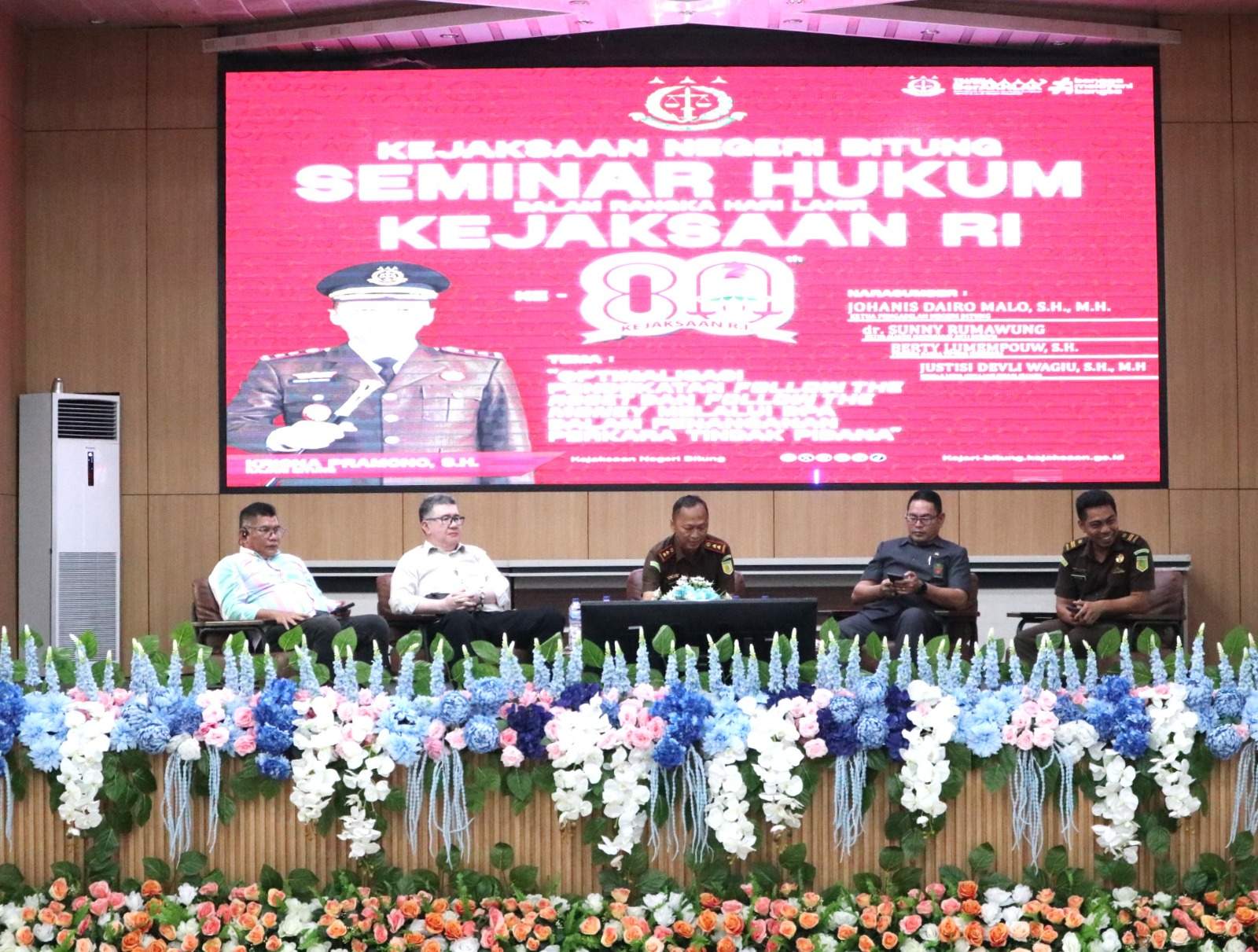 Usung Tema DPA: PN Bitung Sulut Partisipasi Seminar Hukum Hari Lahir Kejaksaan