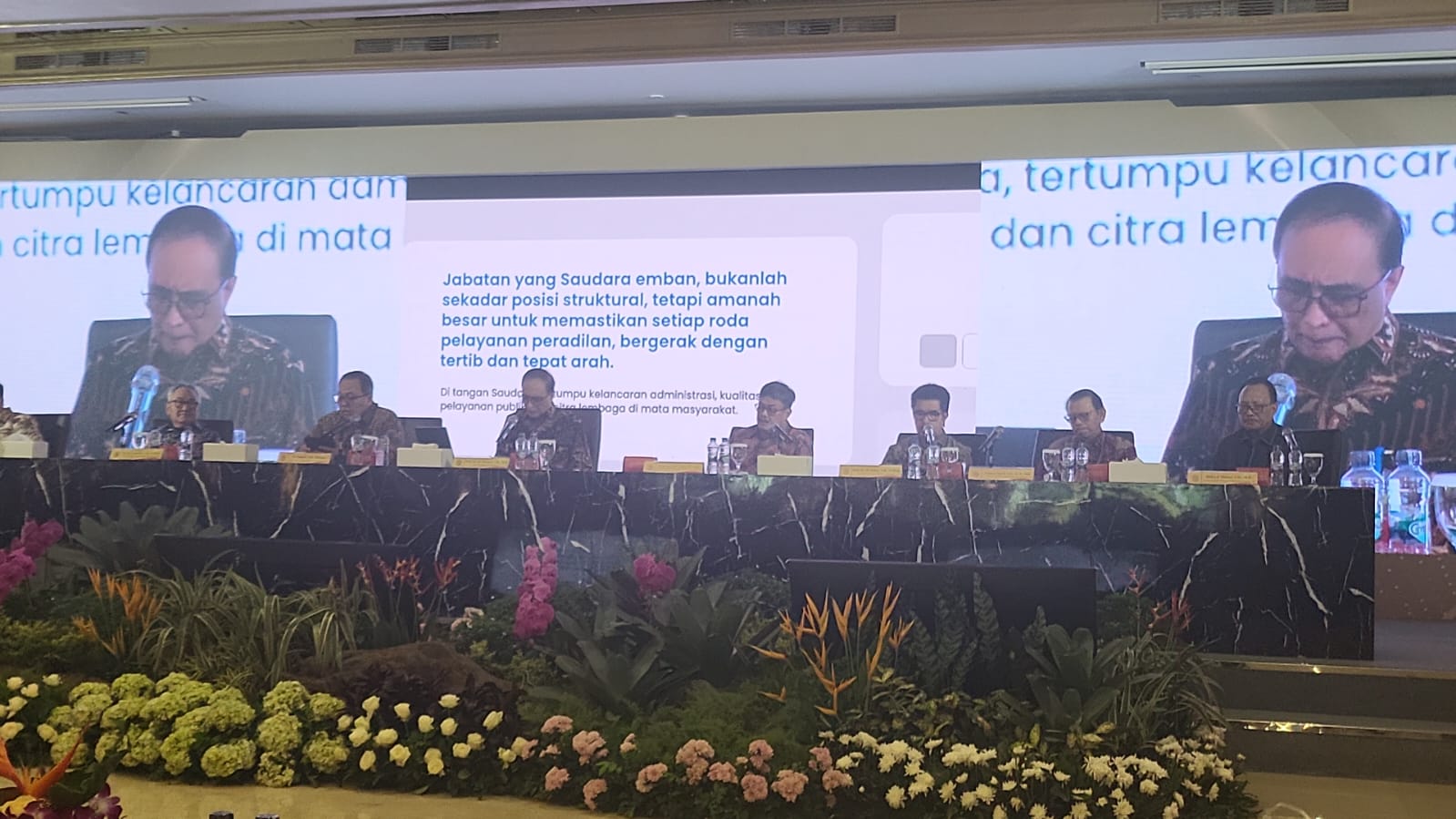 Wakil Ketua MA Non Yudisial : Hakim, Panitera dan Kesekretariatan Saling Menopang