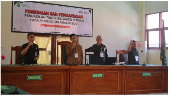 Wakil Ketua PT Sulteng Buka Pembinaan dan Pengawasan: Tolong Jangan Layani Kami!