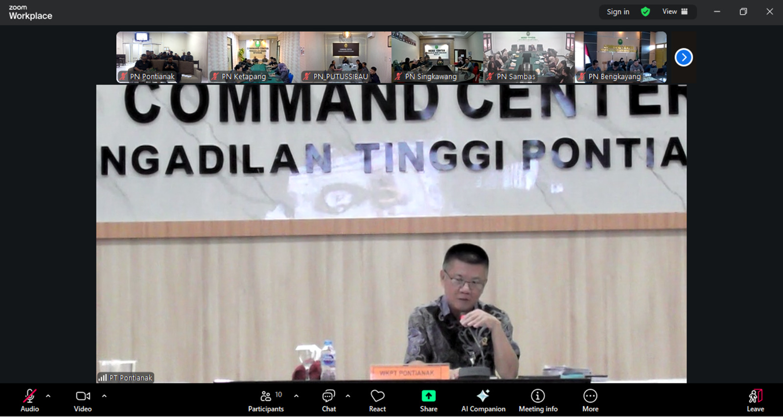 Wakil KPT Pontianak: Hakim Aktif Meningkatkan Pengetahuan Terkait KUHP dan KUHAP Baru