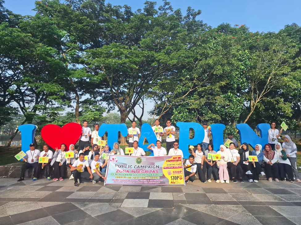 Wujudkan Peradilan Bersih, PN Rantau Kampanyekan Anti Korupsi