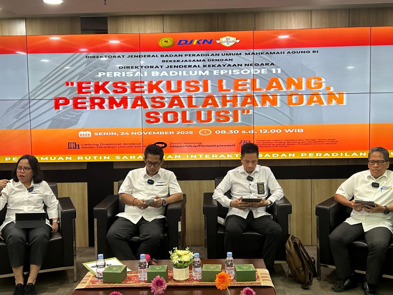 Yuk Kenali Eksekusi Lelang Lewat Paparan 3 Narasumber DJKN Kemenkeu di PERISAI