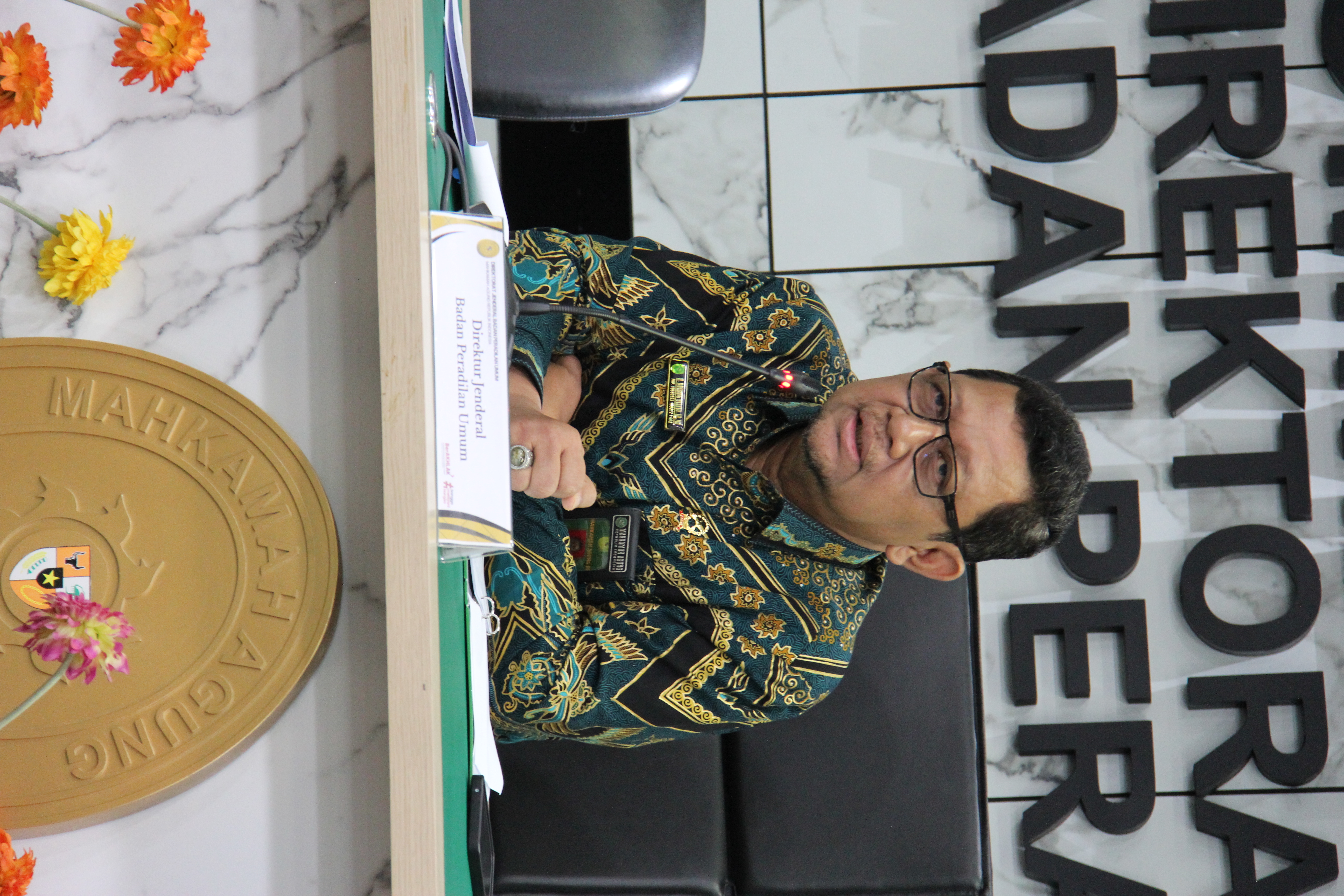 Zero Tolerance, Pesan Dirjen Badilum Saat Sosialisasi Evaluasi Pembangunan ZI