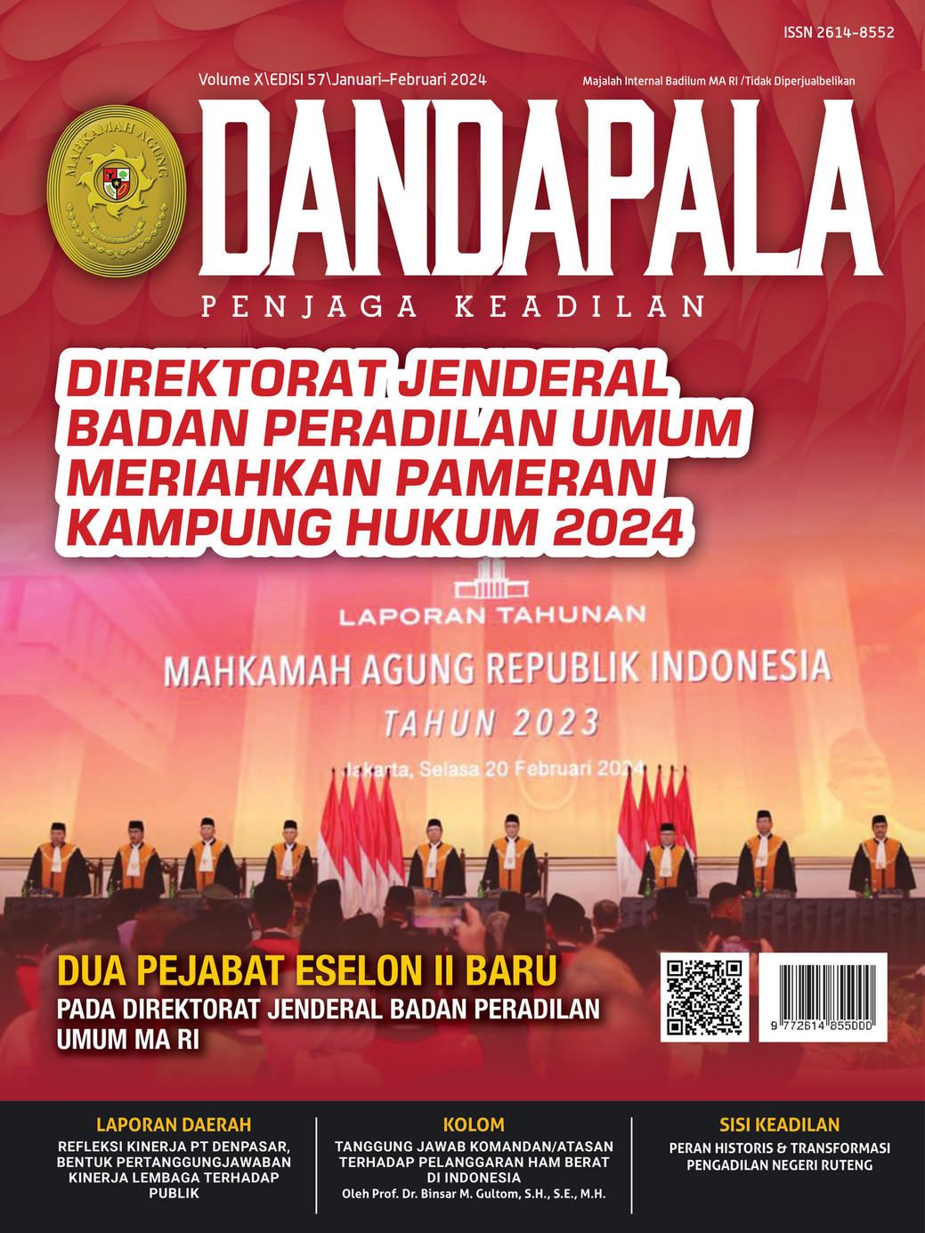 Majalah DANDAPALA Volume X/EDISI 57 Januari–Februari 2024