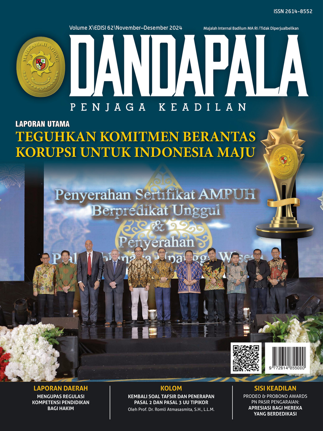 Majalah DANDAPALA Volume X/EDISI 62 November-Desember 2024