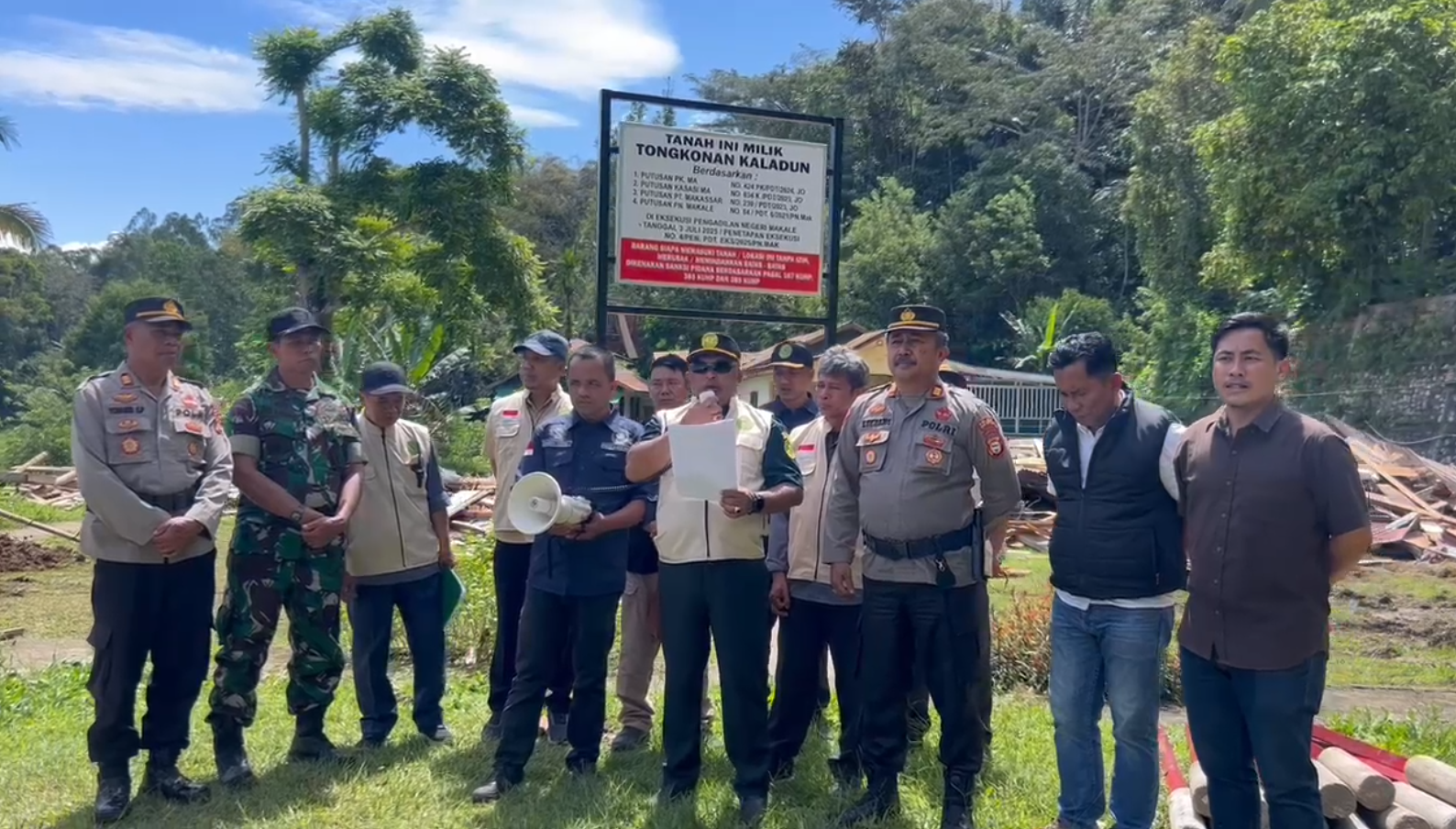 Berjalan Kondusif, PN Makale Berhasil Eksekusi Tongkonan dan Lumbung di Tana Toraja