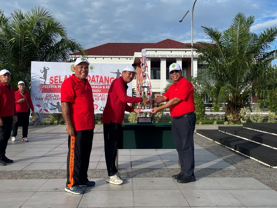 Keseruan Pekan Olahraga dan Kesenian di Pengadilan Terpadu Manado