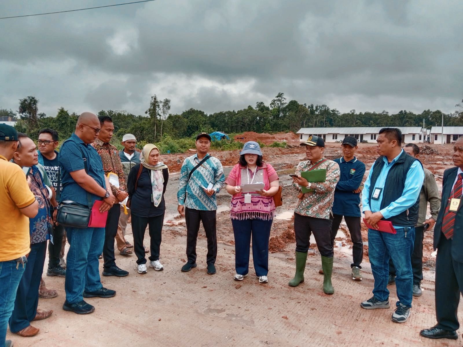 Pastikan Objek, PN Muara Enim Pemeriksaan Setempat di Lahan Pabrik Kelapa Sawit