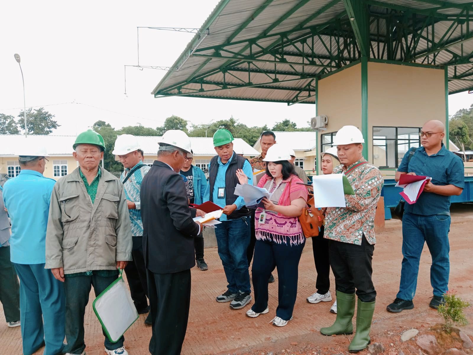 Pemeriksaan setempat Majelis Hakim PN Muara Enim