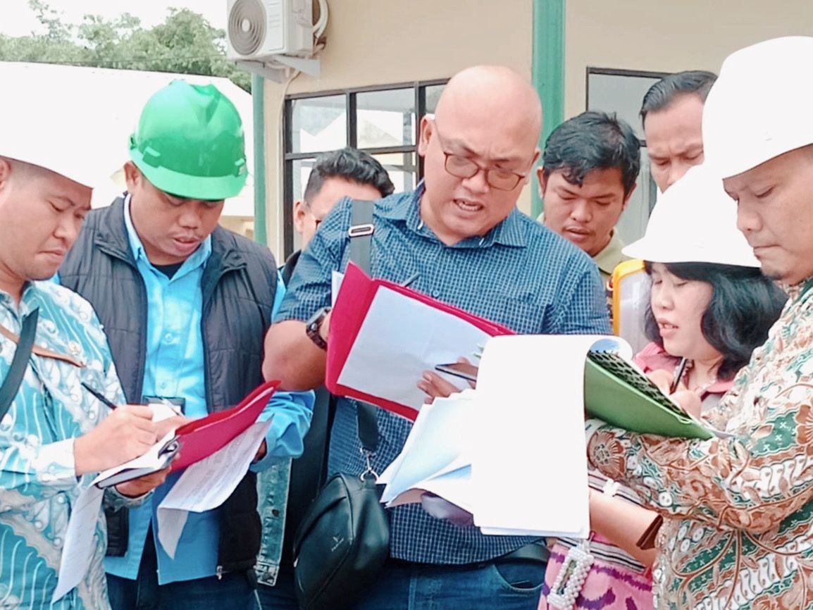 Pemeriksaan setempat Majelis Hakim PN Muara Enim