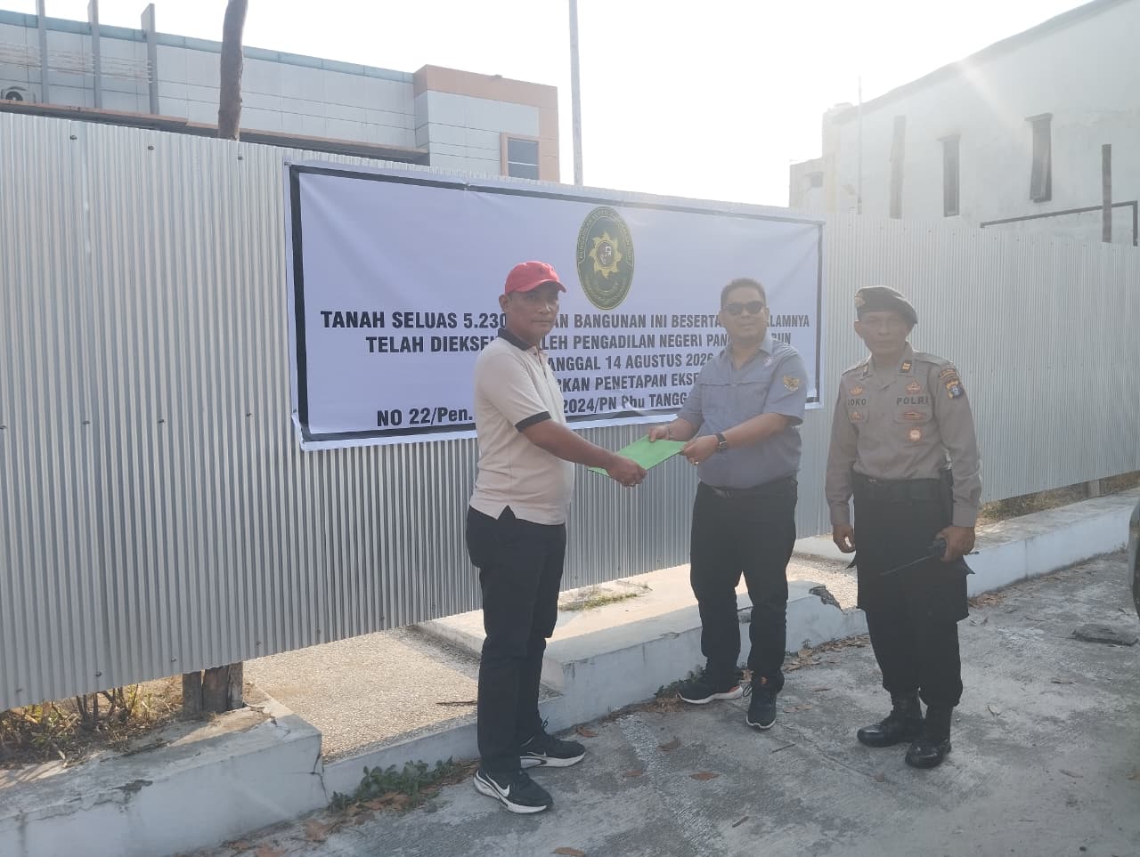 PN Pangkalan Bun Sukses Eksekusi Rumah Sakit di Kotawaringin Barat